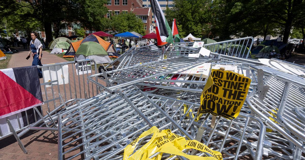 Columbia University begins suspending Israel-Hamas war protesters after ultimatum to disband camp