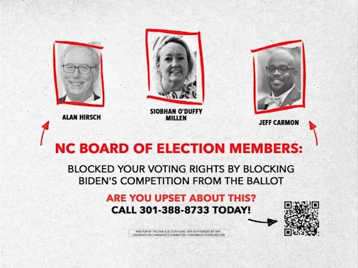 New ad campaign targets NC elections board for blocking Kennedy and West from ballot