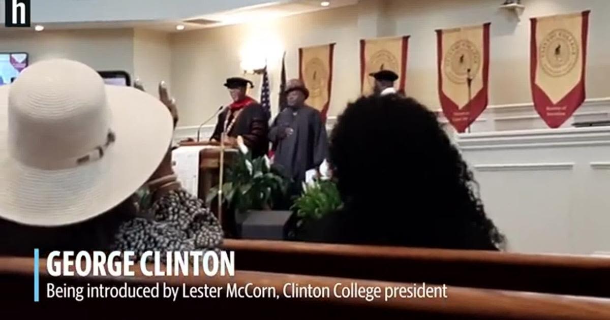 Funk icon George Clinton gets Clinton College honorary degree