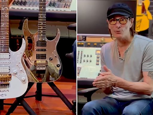 Steve Vai is selling two of his personal Ibanez guitars for charity – and one is a rare experimental prototype