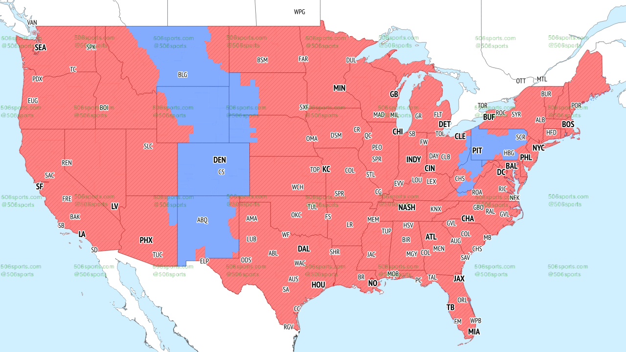 Broncos vs. Steelers broadcast map: Will the game be on TV?