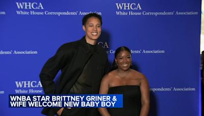 Brittney Griner and wife Cherelle welcome a son: 'That's my man'