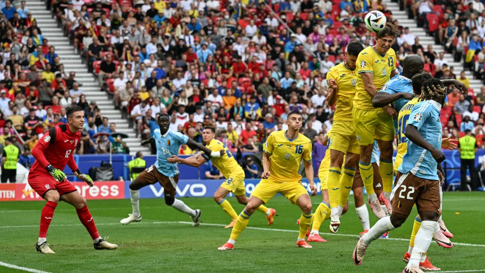 Ukraine exits Euro 2024 after goalless draw with Belgium as all four teams in Group E finish with four points