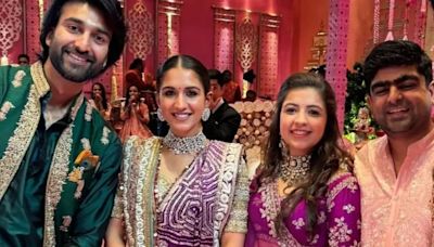 Radhika Merchant Oozes Ethnic Glam In A Purple Lehenga At Her Garba Night