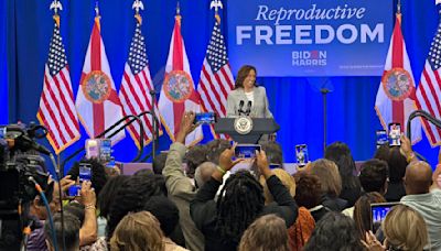 VP Kamala Harris visits Jacksonville, characterizes abortion rights debate as ‘fight for freedom’