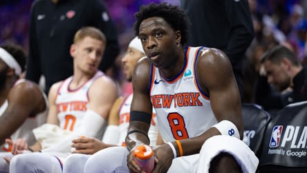 Knicks Injury Tracker: OG Anunoby progressing to 'light work' on court