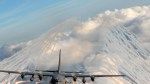 An AC-130 gunship refueled and rearmed on a highway in Arkansas