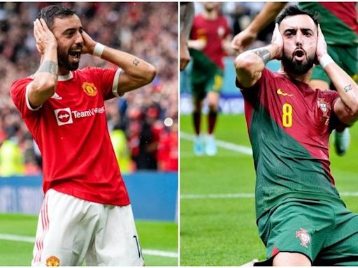 Bruno Fernandes explains the heartwarming reason behind his 'I can't hear you' goal celebration