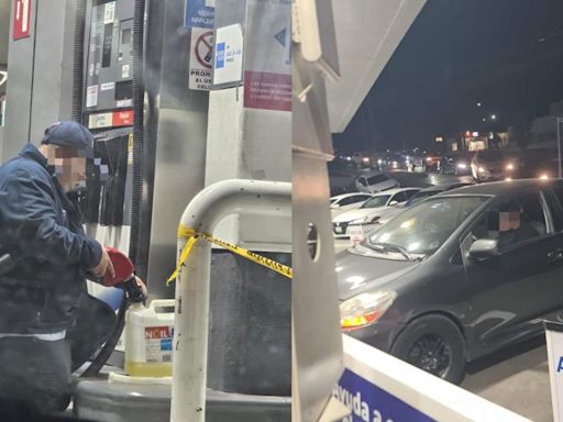 Tijuanenses realizan compras de pánico por desabasto de gasolina en la ciudad