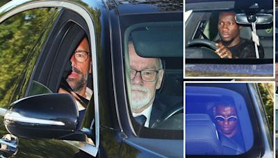 Van Nistelrooy arrives for first day at Man Utd as stars return for training