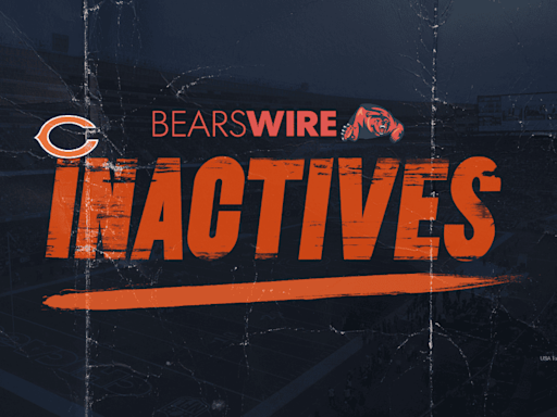 Bears Week 2 inactives: Rome Odunze IN, Keenan Allen OUT vs. Texans