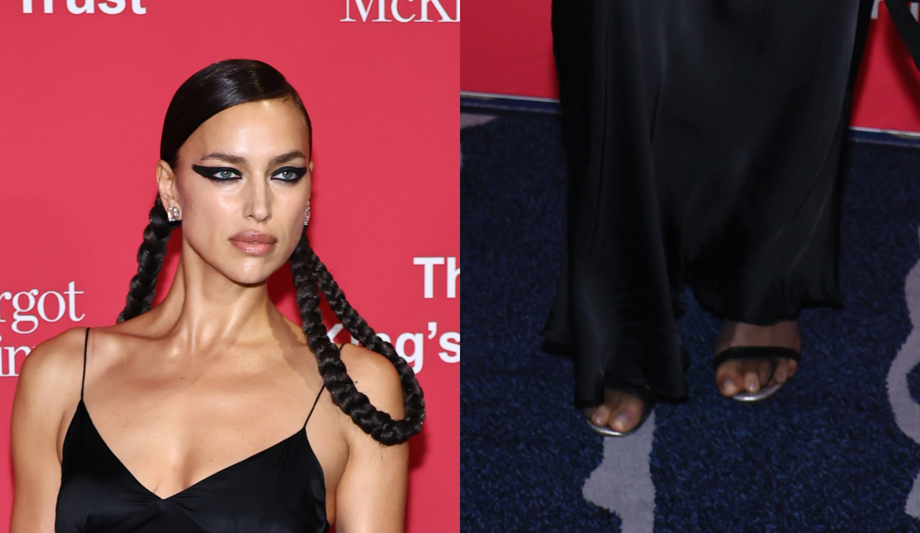 Irina Shayk Straps Into Louboutin Sandals for the King’s Trust Gala