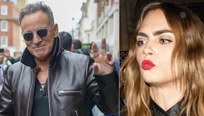 Cara Delevingne 'Had No Idea' the 'Guy' She Took a Photo With at Glastonbury Music Festival Was Bruce Springsteen