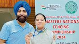 10-year-old Patiala girl Kavalnain Kaur wins fencing silver