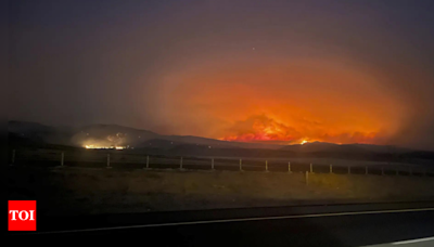 Tanker plane fighting wildfires in Oregon crashes, pilot dead - Times of India