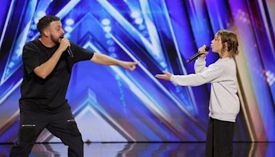 ‘America’s Got Talent’ Judges Wowed by Father-Son Rap Duo Flewnt and Inkabee | Exclusive Video