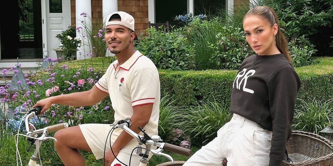 Jennifer Lopez Adopts a Preppy Hamptons Look for Her Bike Ride with Friends