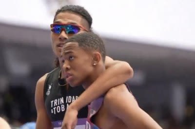 Watch: Quincy Wilson, 16, U.S. men's 4x400M relay team advance to final