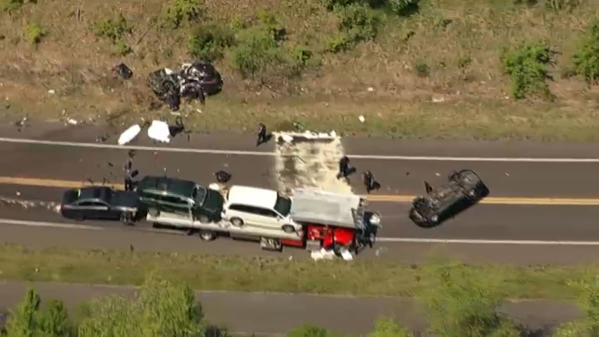Two killed as truck carrying vehicles crashes along Route 202 in Montco