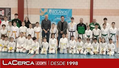Homenaje a los subcampeones de España de la escuela deportiva de kárate de Bolaños al que se suma la Diputación y el Ayuntamiento
