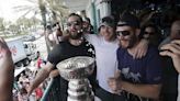 Beer from the balcony. Swimming in the Atlantic. Here’s how the Florida Panthers are celebrating with the Stanley Cup