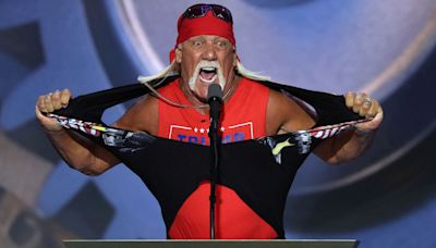Hulk Hogan se rompe la camiseta por Donald Trump: “Me siento orgulloso de apoyar a mi héroe”