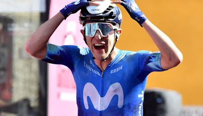 Pelayo Sánchez se alza en el sterrato del Giro con su primer gran triunfo