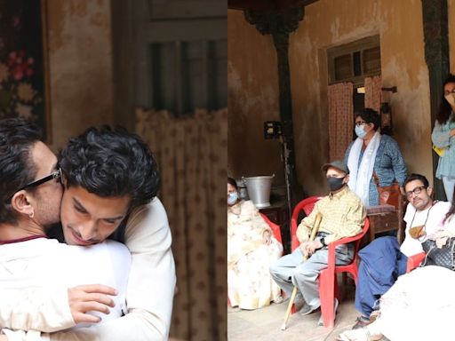 Aamir Khan, Reena Dutta Visit Son Junaid Khan On First Day Of Maharaj Shoot, Unseen Photos Go Viral - News18