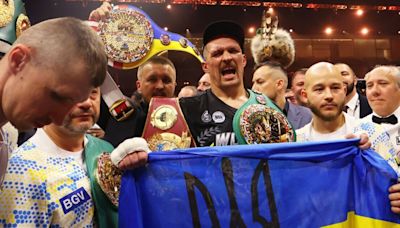 Oleksandr Usyk already about to lose one of four belts after beating Tyson Fury