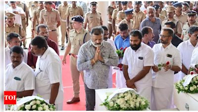 Suresh Gopi mourns tragic loss: Dead bodies of 45 Indian workers killed in Kuwait fire return to Kerala | Malayalam Movie News - Times of India