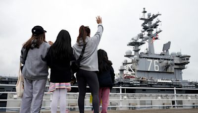 USS Ronald Reagan leaves its Japan home port after nearly 9 years