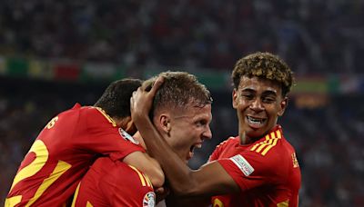 Spain 2-1 France: Lamine Yamal and Dani Olmo lead comeback to reach Euro 2024 final