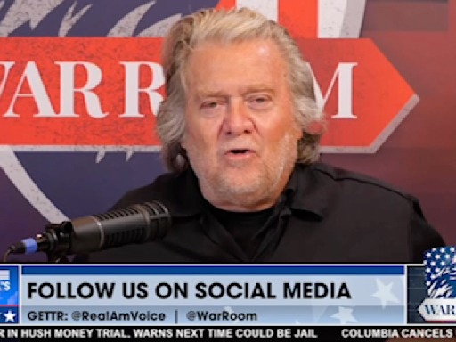 Steve Bannon on Speaker Johnson: "If your congressman votes to keep this worm in office, they're just as guilty as he is"