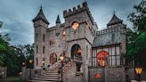 Castle with drawbridge, moat, hidden rooms and dungeon for sale in Michigan at $2.5 million