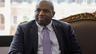Foreign Secretary David Lammy chartered private jet to Israel