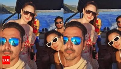 Triptii Dimri shares a boat ride with her rumored boyfriend Sam Merchant and close friends during a beach vacation | Hindi Movie News - Times of India