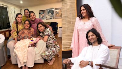 Shabana Azmi, Dia Mirza, Urmila Matondkar visit Richa Chadha and Ali Fazal’s daughter: ‘With the khala and masis…’