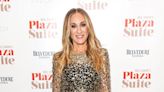 Sarah Jessica Parker Strikes Gold in Sparkly Dress at 'Plaza Suite' Party