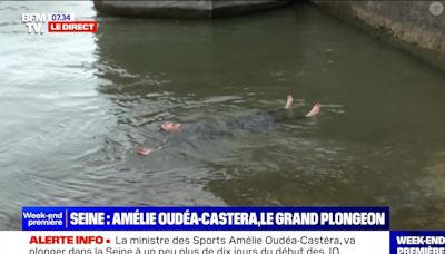 Amelie Oudéa-Castéra grille Anne Hidalgo et plonge, ou plutôt glisse dans la Seine !