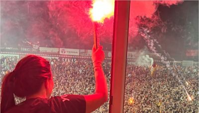 El Galatasaray de Mauro Icardi salió campeón y Wanda Nara enloqueció en los festejos: “Mi lado barra brava”