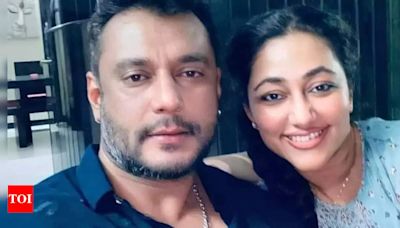 Darshan Thoogudeepa's wife Vijayalakshmi requests fans to stay calm after meeting him in jail: 'I have spoken to him in detail about the situation outside' | Kannada Movie News - Times of India