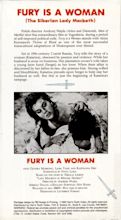 Fury Is a Woman | VHSCollector.com