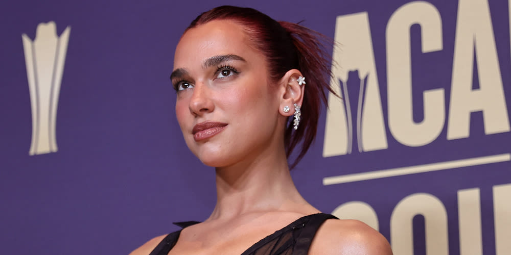 Dua Lipa Changes Into Daring Black Dress After Surprise Appearance at ACM Awards 2024
