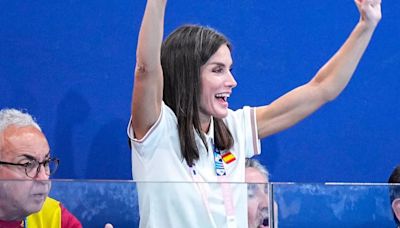 Doña Letizia, una española más que celebra el triunfo de la selección femenina de waterpolo