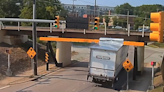 A legendary Durham bridge still mauls trucks, though not as often as it used to