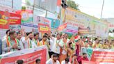 Pune Video: NCP (SP) Protests Over Delay In Opening Of Sinhgad Road Flyover