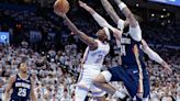 NBA roundup: Thunder escape upset, clip Pelicans