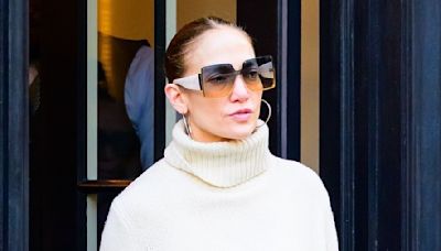 Jennifer Lopez Pairs Her All-White Loungewear With a $500,000 Birkin Bag