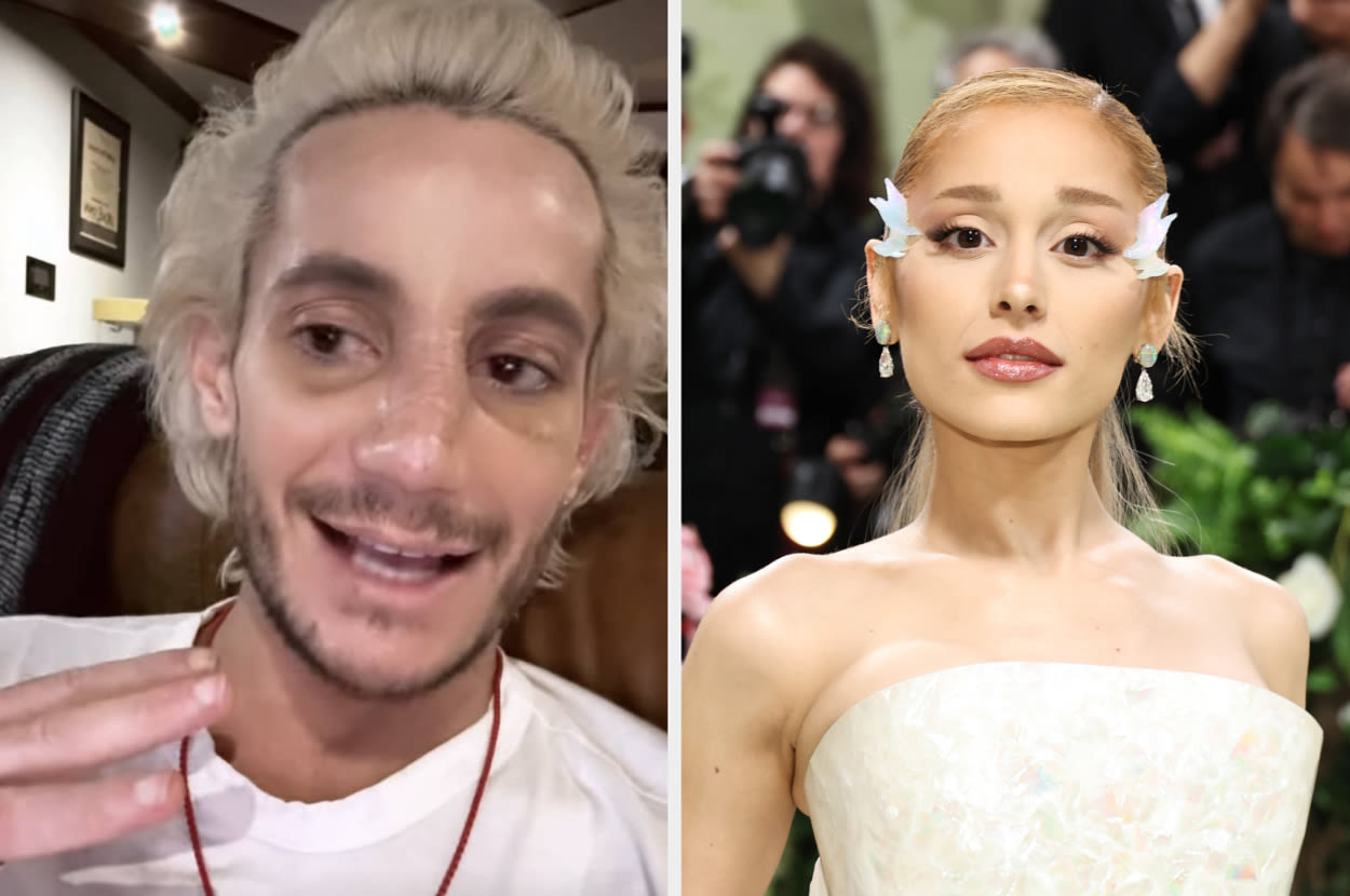 Frankie Grande Revealed His New Nose Job, And Ariana Grande Hopped Into The Comments