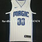 亞倫·高登( Aaron Gordon) NBA奧蘭多魔術隊  熱轉印款式 球衣 00號 白色